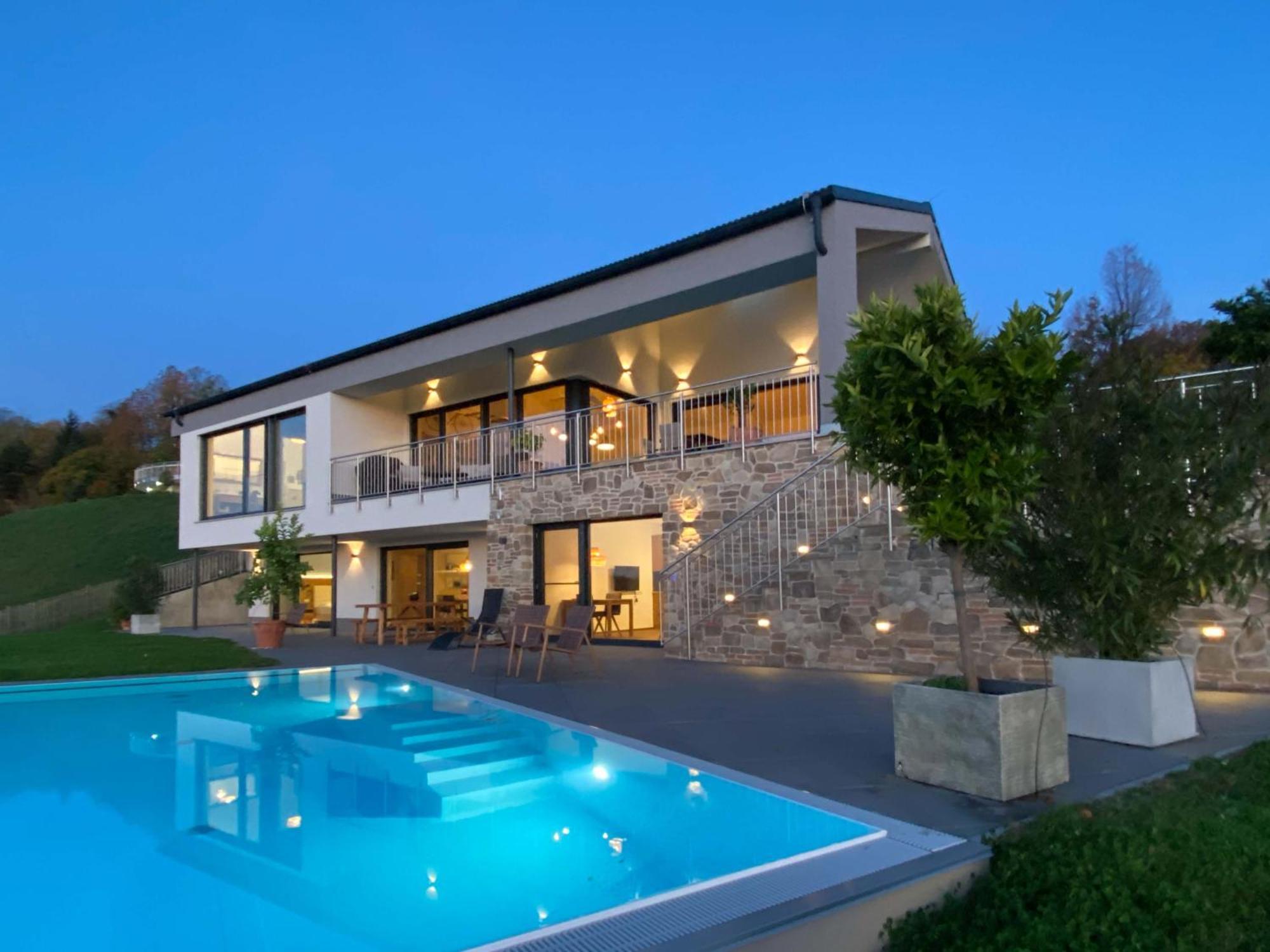 Greim15 --- Ganzes Ferienhaus Mit Fernsicht, Pool, Wellness Deutschlandsberg Eksteriør bilde