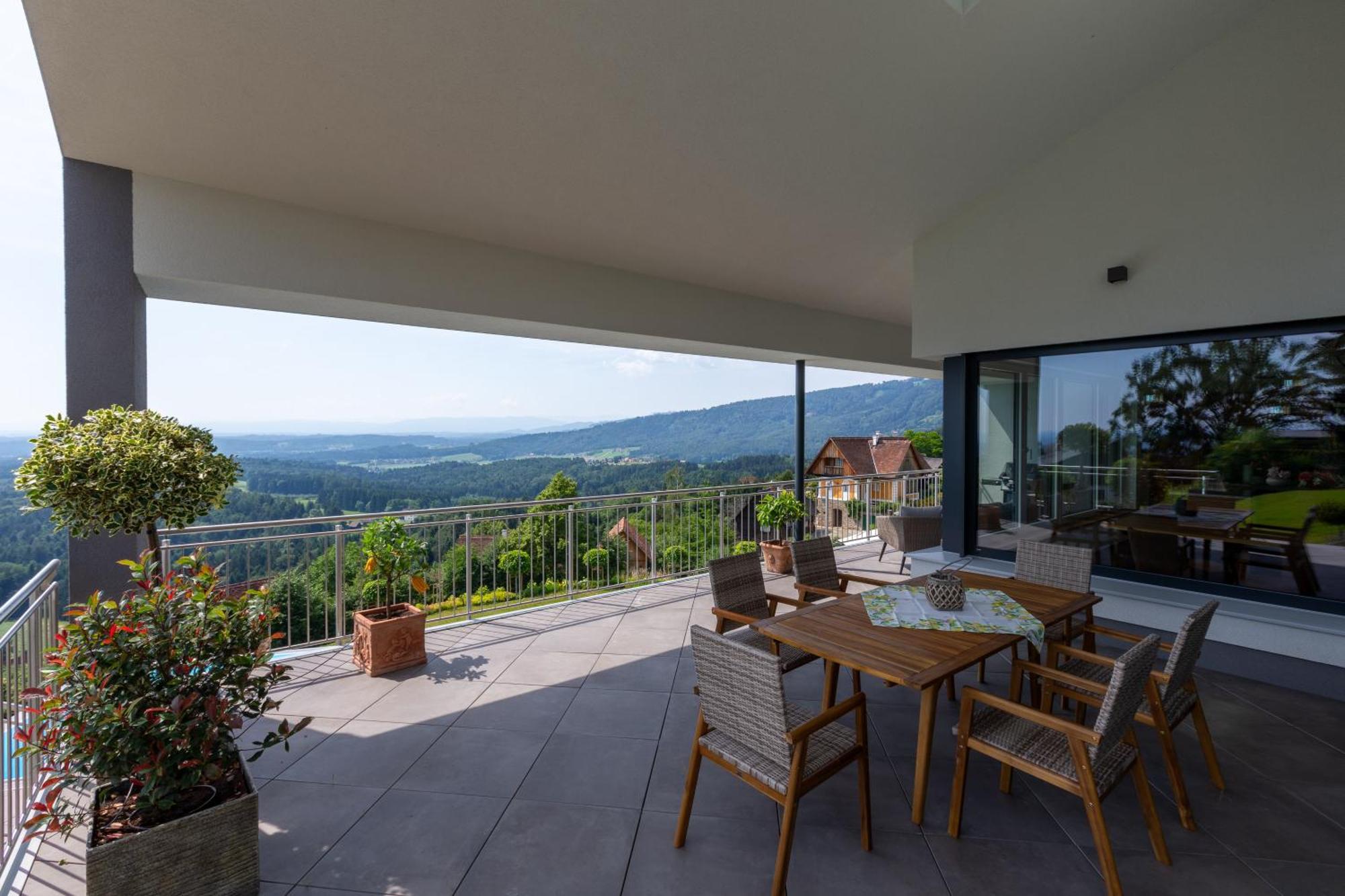 Greim15 --- Ganzes Ferienhaus Mit Fernsicht, Pool, Wellness Deutschlandsberg Eksteriør bilde